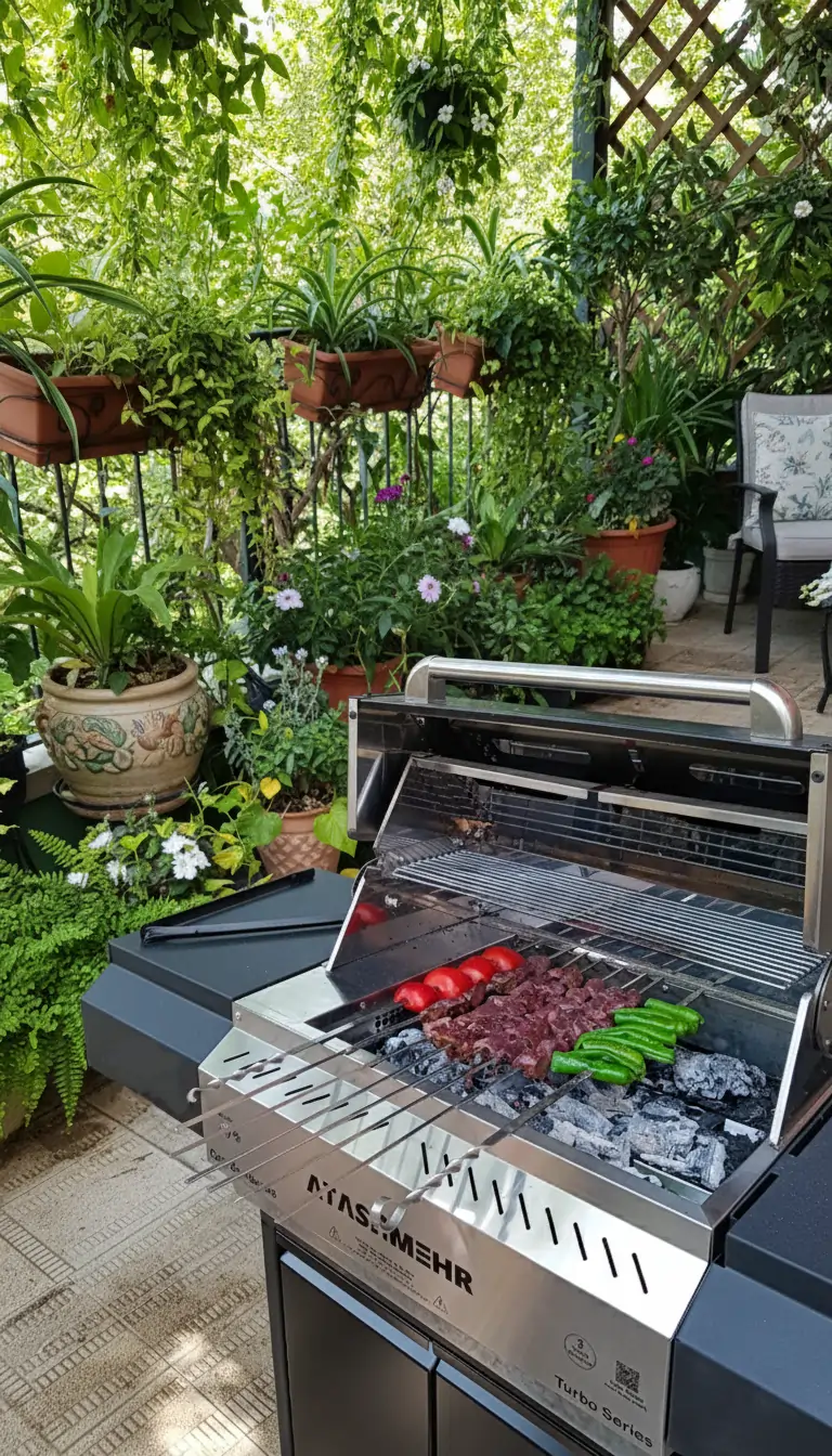 باربیکیو ذغالی توربو فن برقی3