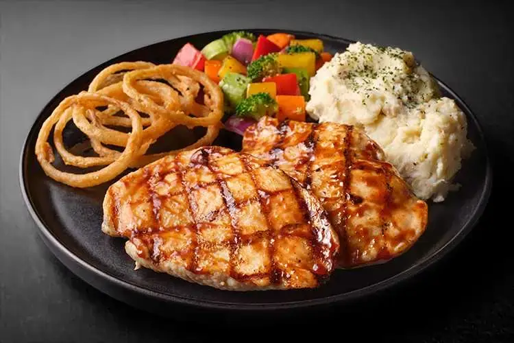 استیک مرغ با باربیکیو