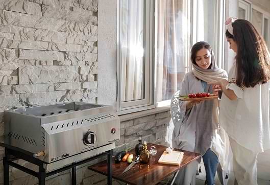 خرید کباب پز گازی استیل