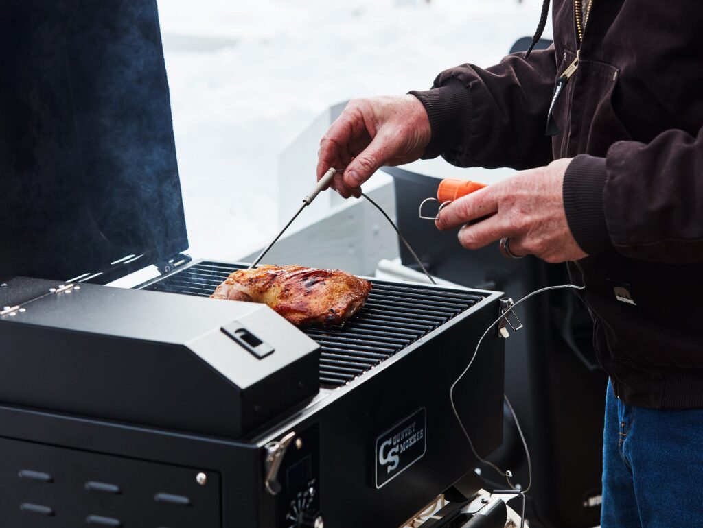 گریل در هوای سرد